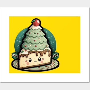 Kawaii Christmas Cake :3 Posters and Art